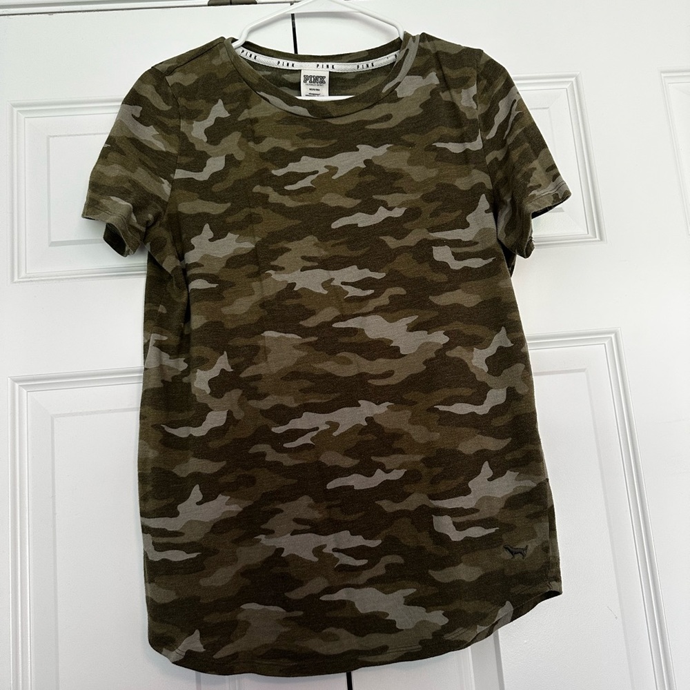 PINK Camo shirt